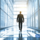 社員を辞めさせない経営が常に正解とは限らないという判断の難しさを象徴する、オフィスで思案する経営者の姿